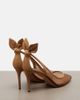 Aquazzura Aquazzura Bow Tie suede-trimmed mesh pumps - 3