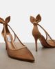 Aquazzura Aquazzura Bow Tie suede-trimmed mesh pumps - 6