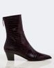 Aquazzura Aquazzura Brunswick croc-effect leather ankle boots - 6
