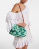 Aquazzura Aquazzura Calypso floral-appliquÃ© raffia clutch - 2