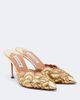 Aquazzura Aquazzura Ce Soir embellished leather mules - 1