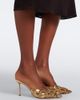Aquazzura Aquazzura Ce Soir embellished leather mules - 3