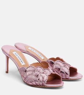 Aquazzura Aquazzura Ce Soir sequined mules