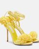 Aquazzura Aquazzura Cherry Kiss appliquÃ© sandals - 1
