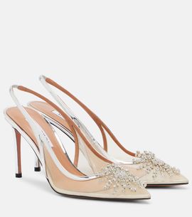 Aquazzura Aquazzura Crystal Firework slingback pumps