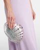 Aquazzura Aquazzura Crystal Shell embellished clutch - 6