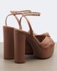 Aquazzura Aquazzura Cupid leather platform sandals - 4