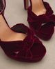 Aquazzura Aquazzura Cupid velvet platform sandals - 6