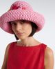 Aquazzura Aquazzura Embellished crochet bucket hat - 2