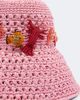 Aquazzura Aquazzura Embellished crochet bucket hat - 3