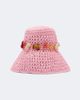 Aquazzura Aquazzura Embellished crochet bucket hat - 4