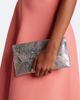 Aquazzura Aquazzura Envelope sequined metallic leather clutch - 2