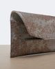 Aquazzura Aquazzura Envelope sequined metallic leather clutch - 6