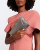 Aquazzura Aquazzura Envelope sequined metallic leather clutch - 7