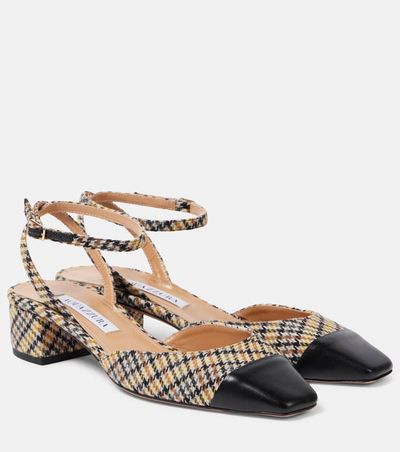 Aquazzura Aquazzura French Flirt 35 tartan pumps