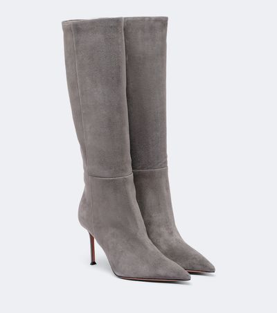 Aquazzura Aquazzura Harper suede knee-high boots