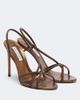 Aquazzura Aquazzura Horizon Crystal leather slingback sandals - 1