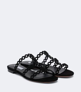 Aquazzura Aquazzura Infinity Chain suede sandals