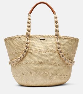 Aquazzura Aquazzura Isla raffia tote bag