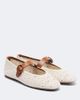 Aquazzura Aquazzura Loom macramé Mary Jane flats - 1