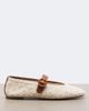 Aquazzura Aquazzura Loom macramé Mary Jane flats - 5