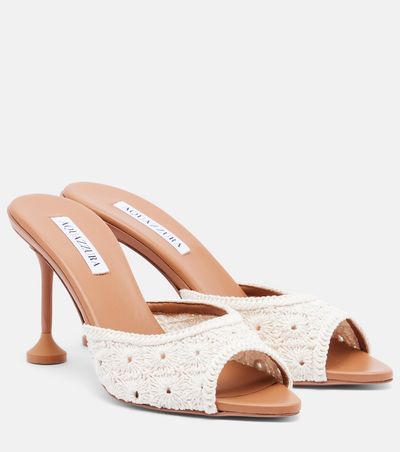 Aquazzura Aquazzura Loom macramÃ© mules