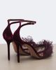 Aquazzura Aquazzura Lover lace-trimmed mesh sandals - 4