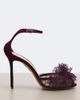 Aquazzura Aquazzura Lover lace-trimmed mesh sandals - 5