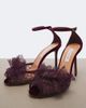 Aquazzura Aquazzura Lover lace-trimmed mesh sandals - 6