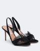 Aquazzura Aquazzura Lover lace-trimmed suede slingback sandals - 1
