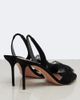 Aquazzura Aquazzura Lover lace-trimmed suede slingback sandals - 4