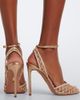 Aquazzura Aquazzura Lumiere embellished leather-trimmed sandals - 3