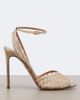 Aquazzura Aquazzura Lumiere embellished leather-trimmed sandals - 5