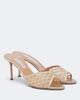 Aquazzura Aquazzura Lumiere embellished mesh mules - 1