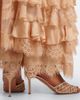 Aquazzura Aquazzura Lumiere embellished mesh mules - 3