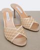 Aquazzura Aquazzura Lumiere embellished mesh mules - 6