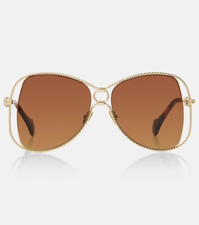 Aquazzura Aquazzura Malibu oversized sunglasses