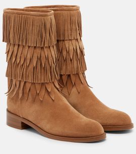 Aquazzura Aquazzura Maverick fringed suede boots
