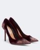 Aquazzura Aquazzura Meadow lace-trimmed velvet pumps - 1