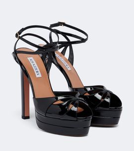 Aquazzura Aquazzura Moves patent leather platform sandals