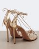 Aquazzura Aquazzura Night Stars metallic leather sandals - 3