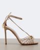 Aquazzura Aquazzura Night Stars metallic leather sandals - 5