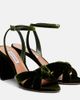 Aquazzura Aquazzura Nina 85 velvet sandals - 1