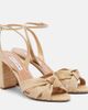 Aquazzura Aquazzura Nina raffia slingback sandals - 1