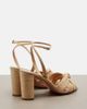 Aquazzura Aquazzura Nina raffia slingback sandals - 3