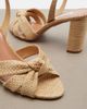 Aquazzura Aquazzura Nina raffia slingback sandals - 6