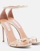 Aquazzura Aquazzura Nuda metallic leather sandals - 1