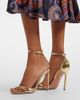 Aquazzura Aquazzura Nuda metallic leather sandals - 2