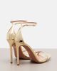 Aquazzura Aquazzura Nuda metallic leather sandals - 3