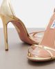 Aquazzura Aquazzura Nuda metallic leather sandals - 6